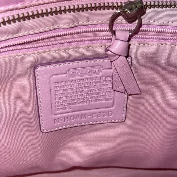 Vintage Coach Monogram Hand Bag Rare - Picture 5 of 12